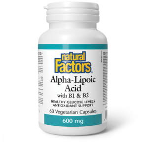 Alpha-Lipoic Acid 600 mg · with B1 & B2