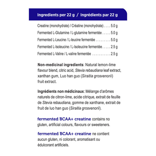 fermented BCAA+ creatine | lemon-lime