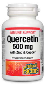 Quercetin 500 mg · with Zinc & Copper