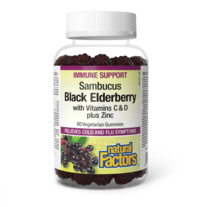 Sambucus Black Elderberry with Vitamins C & D plus Zinc