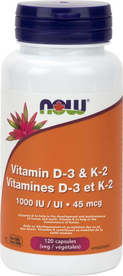 Vitamin D-3 & K2 Veg Capsules