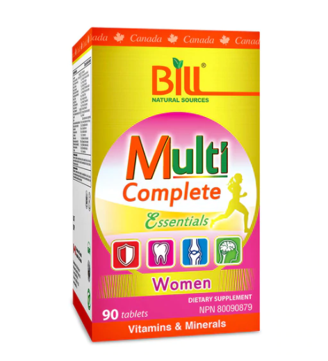 BILL Natural Sources® Multi Complete Essentials For Women 90 tablets