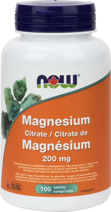 Magnesium Citrate 200 mg Tablets