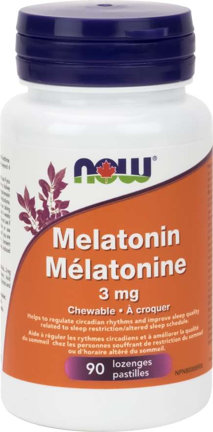 Melatonin 3 mg Peppermint Chewable Lozenges