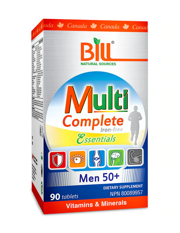 BILL Natural Sources® Multi Complete Essentials For Men 50+ 90 tablets