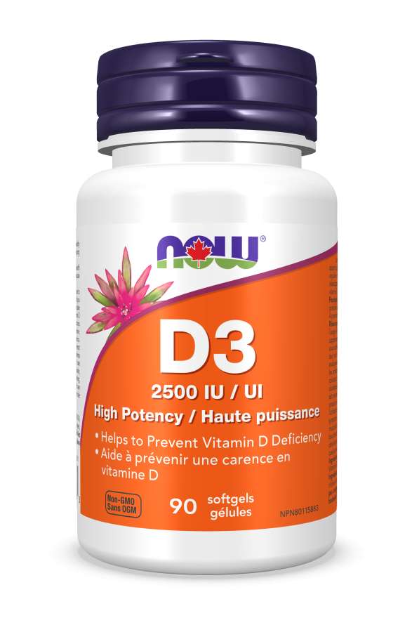 Vitamin D3 2500 IU Softgels