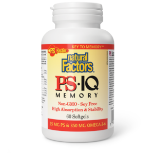 PS•IQ Memory PS 25 mg • Omega-3-6 350 mg