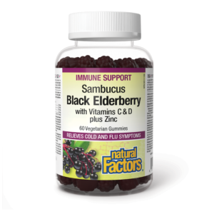 Sambucus Black Elderberry with Vitamins C & D plus Zinc