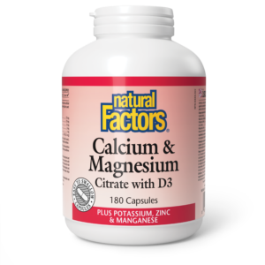 Calcium & Magnesium Citrate with D3 Plus Potassium, Zinc & Manganese