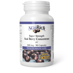 AcaiRich® 500 mg · Super Strength Acai Berry Concentrate